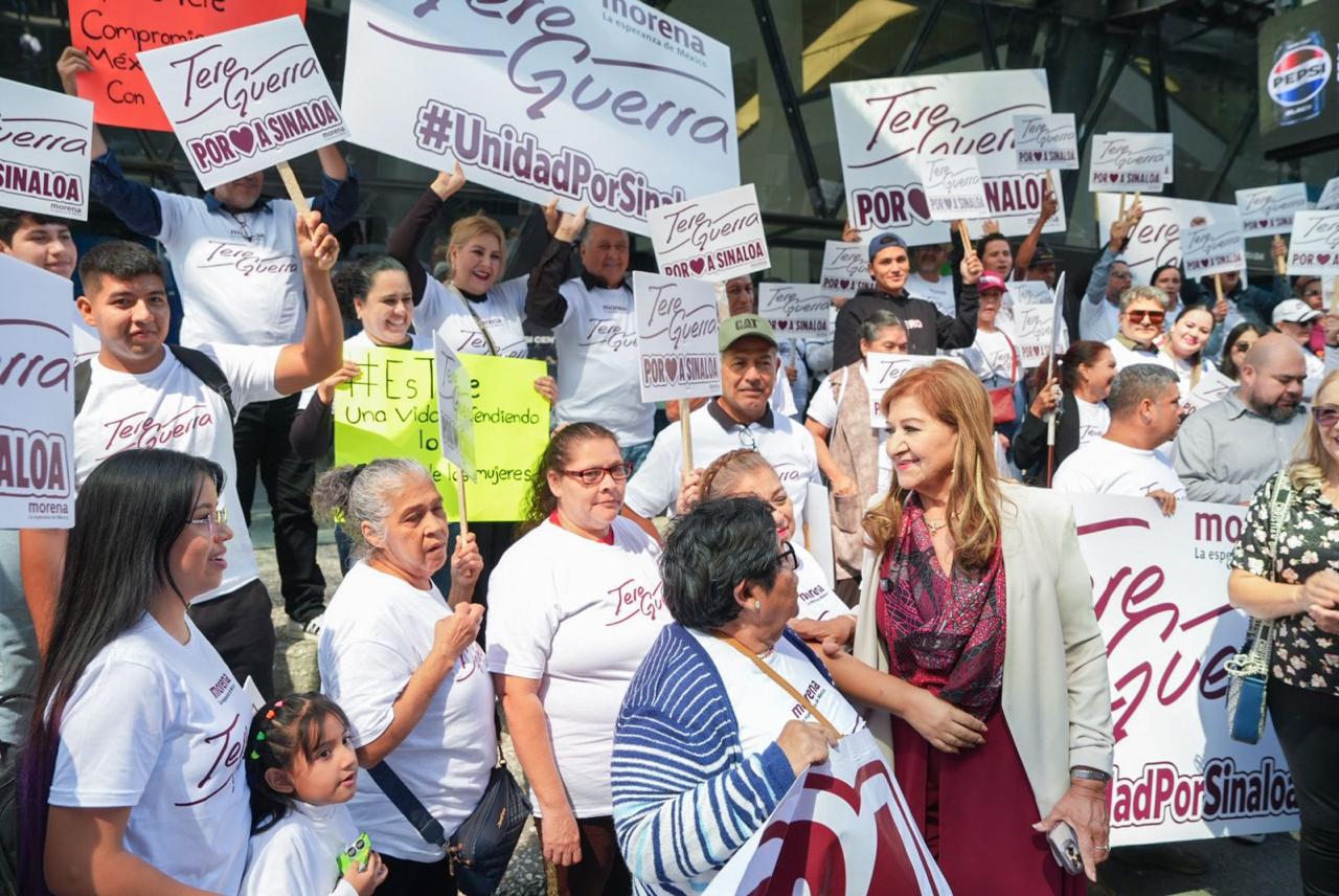 ¡Tere Guerra va por Sinaloa! Formaliza su registro y se suma a la contienda de Morena
