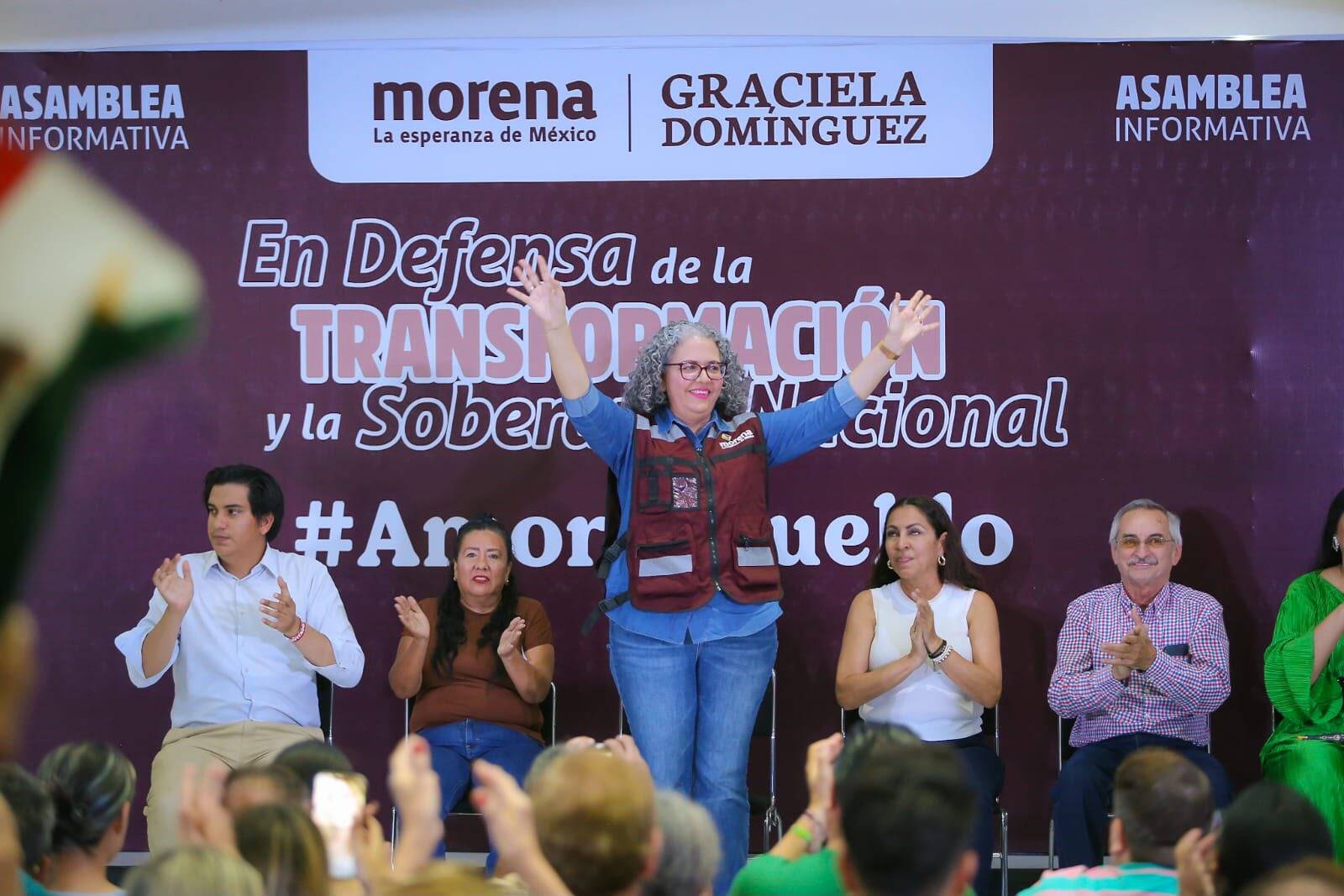 Graciela Domínguez inicia con las Asambleas Informativas como aspirante a Coordinadora Estatal de Morena