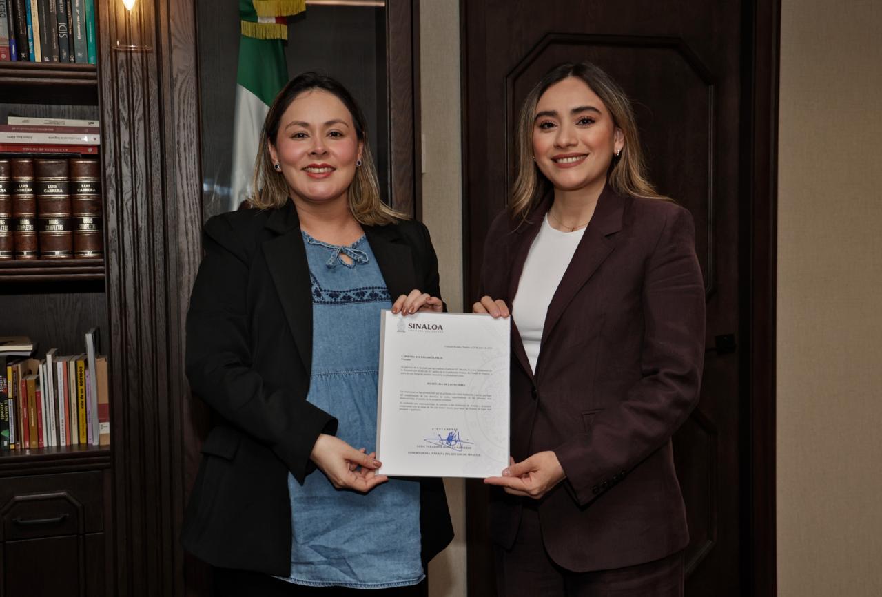 Toma protesta gobernadora Yeraldine a Brenda García Félix, como nueva secretaria de las Mujeres