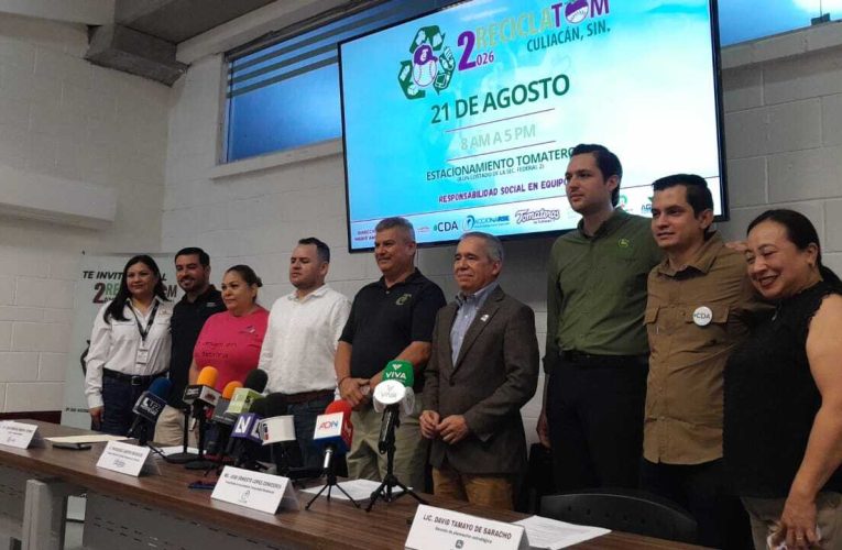 Anuncian con un mes de anticipación la segunda edición del ReciclaTOM 2026 en el Estadio Tomateros; buscan superar las 26 toneladas de residuos