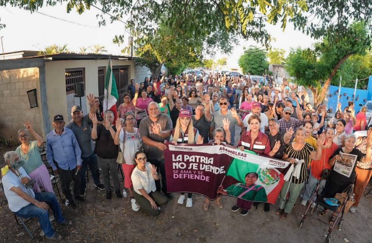 Tere Guerra destaca impacto de programas sociales durante asamblea en Navolato