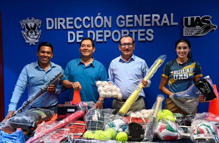 Entrega la UAS material deportivo a las Unidades Regionales para fortalecer la preparación de atletas y entrenadores durante el ciclo 2026-2027