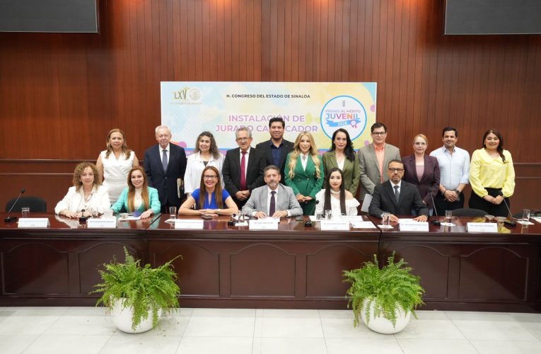 Congreso del Estado instaló el jurado calificador para el Premio al Mérito Juvenil 2026