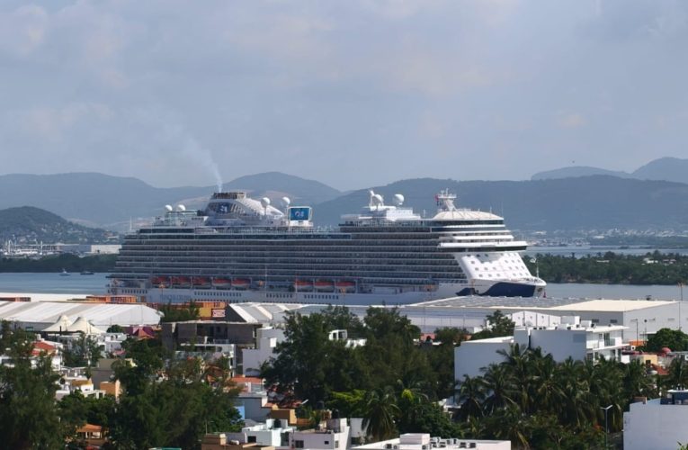 Arriba a Mazatlán el crucero “Discovery Princess”, con más de 3,500 pasajeros.