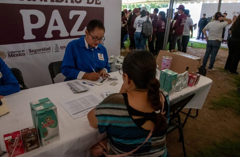 Jornada de Paz acerca servicios y atención directa a familias de Culiacancito